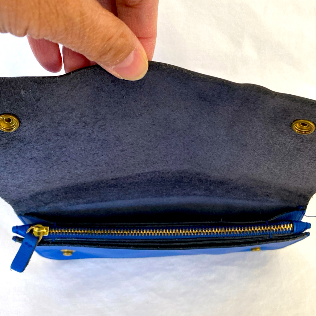 Minor History The Ledger Royal Blue Long Wallet 100% Leather Vgc — image 5 of 8